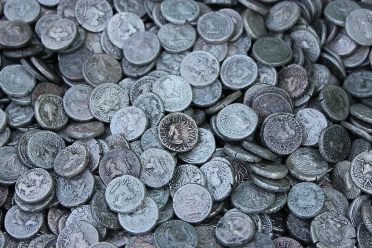 oude zilveren munten