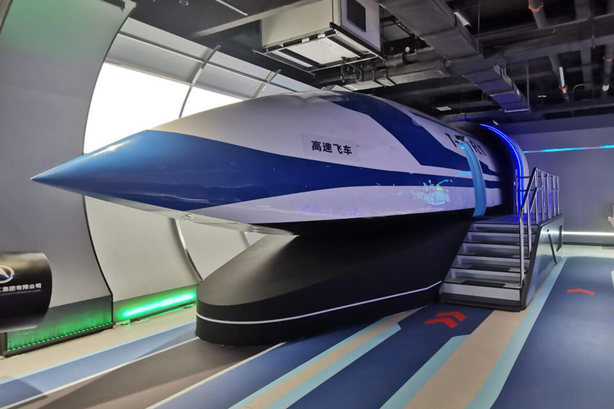 trein 1.000 km/u kon bereiken