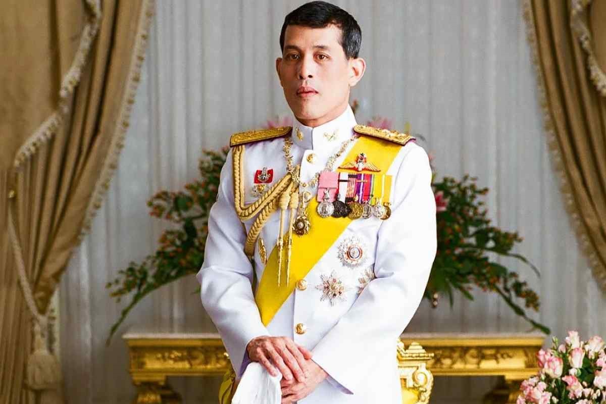 koning Rama X in zijn jeugd