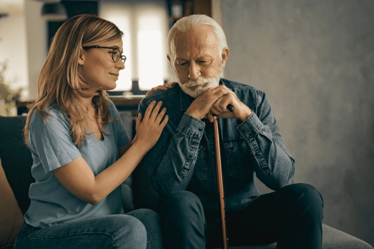 Oude mensen delen hun levenservaring