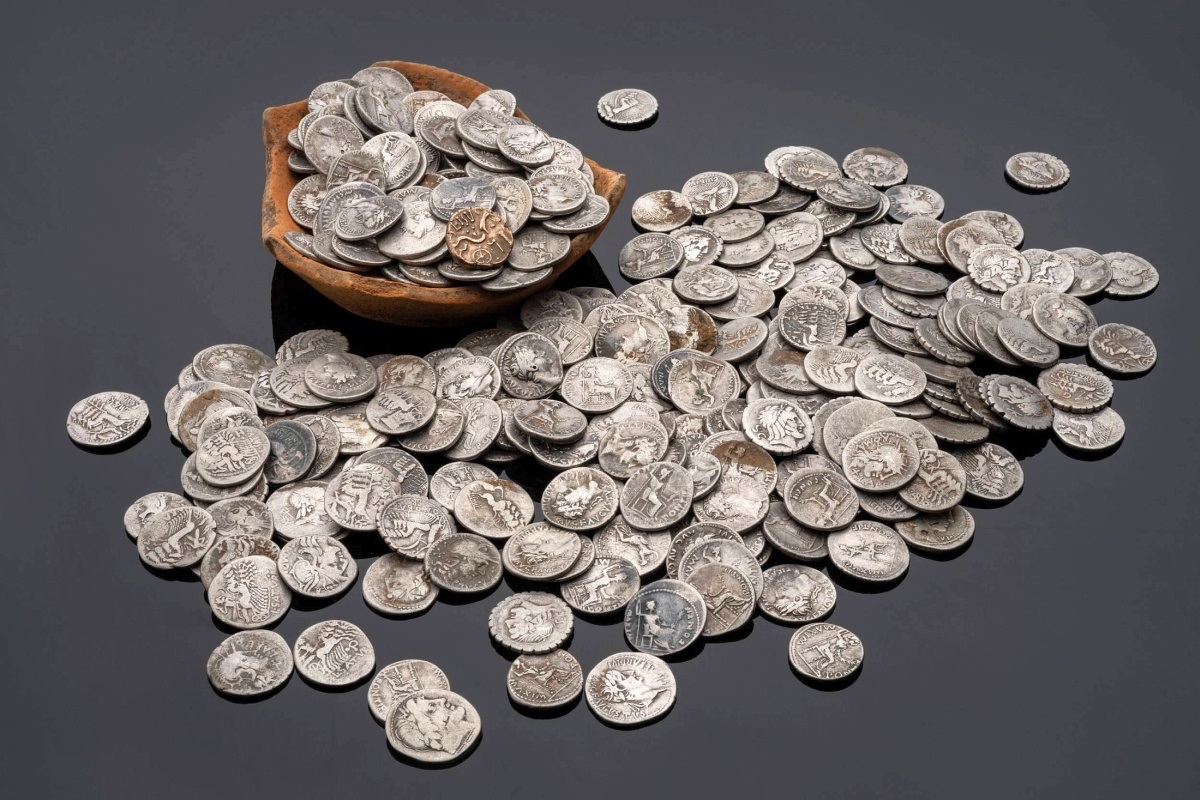 zilveren munten