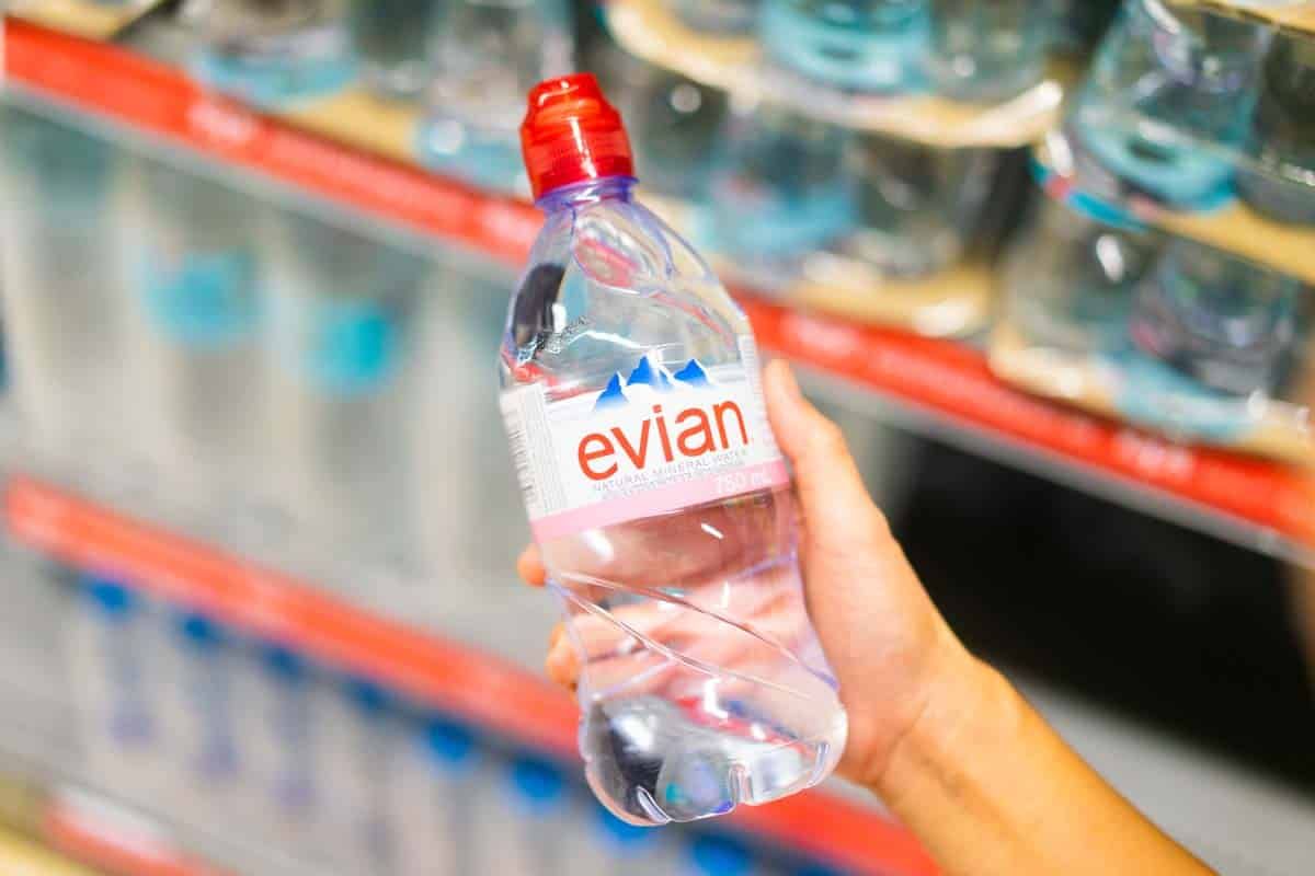 Evian-water is afkomstig uit bronnen in het hart van de Franse Alpen