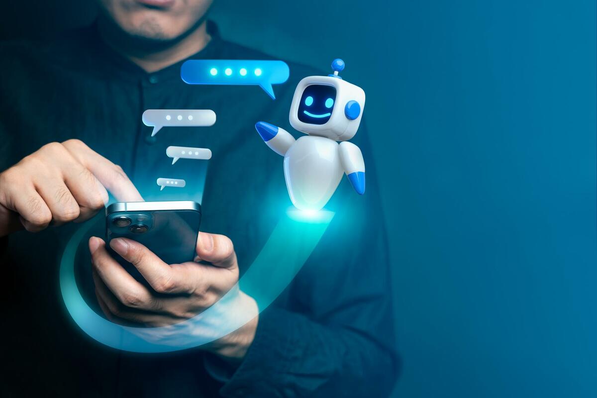 chatbot of een adviseur die wordt aangestuurd door kunstmatige intelligentie