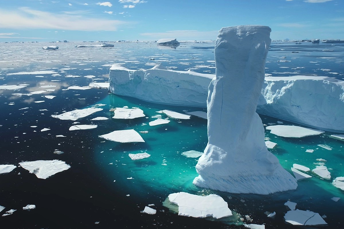 In Antarctica liggen gletsjers verborgen