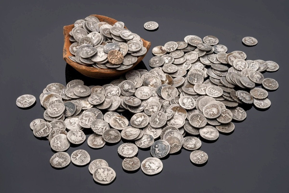 zilveren munten