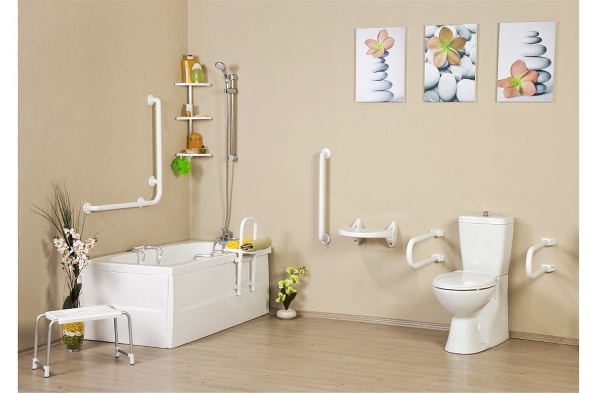 handgrepen en steunen voor meer comfort bij het douchen