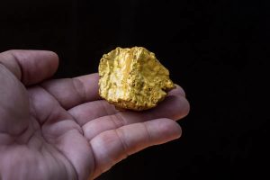 Goud in de palm van je hand