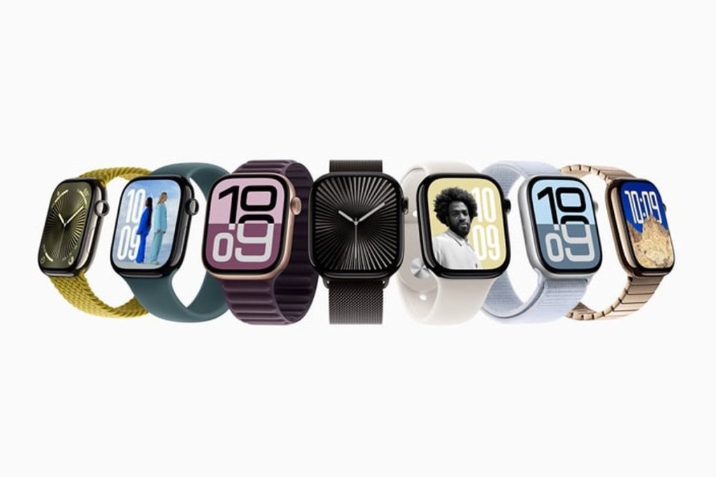 verschillende Apple Watches met WhatsApp-ondersteuning