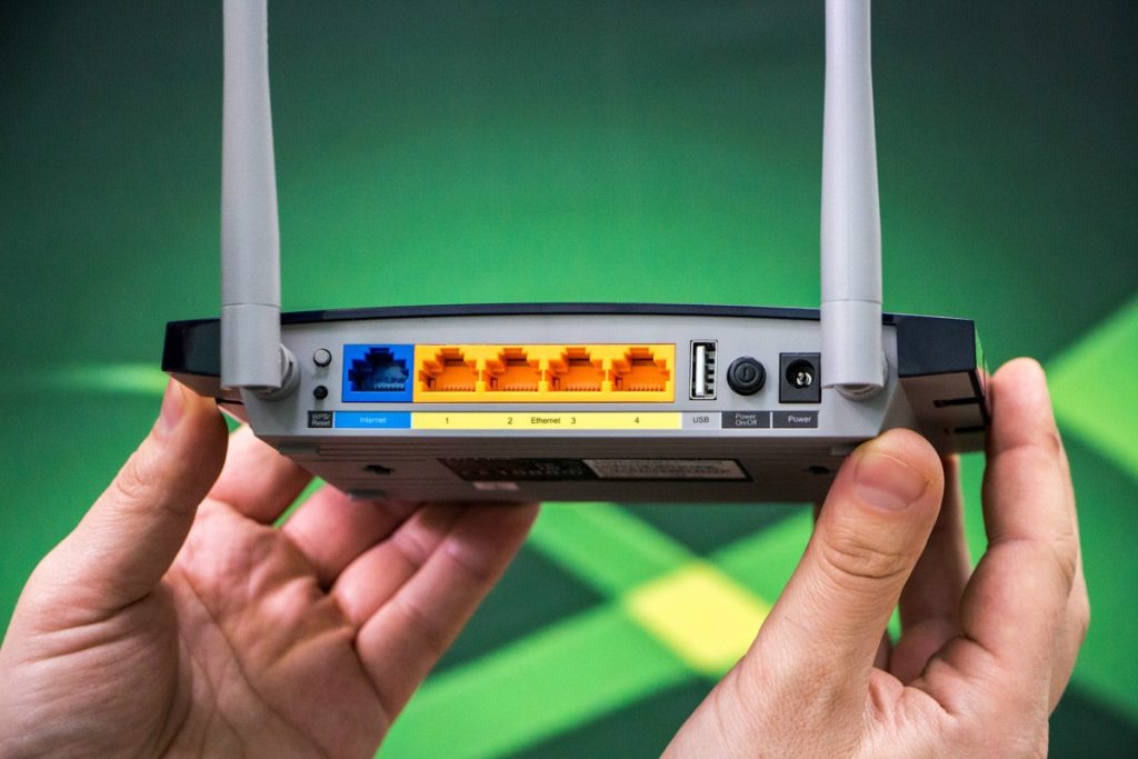 router een USB-poort beschikbaar heeft