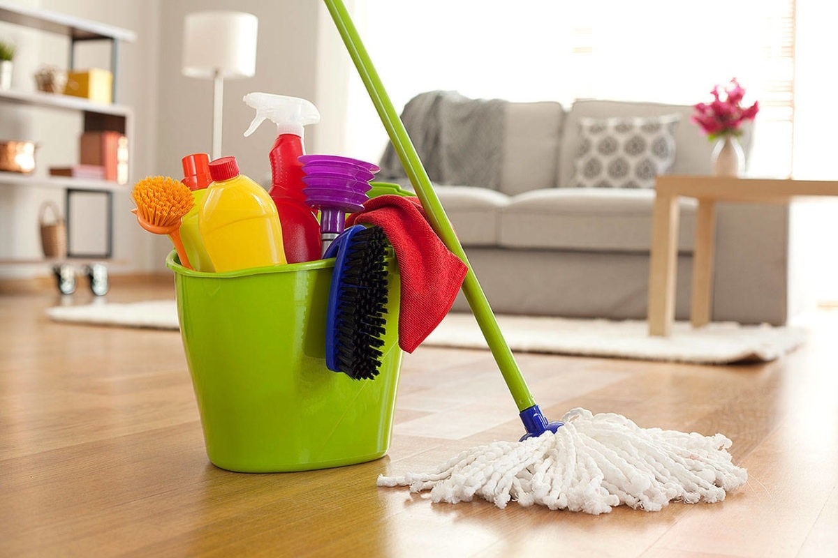 schoonmaakmiddelen voor het schoonmaken