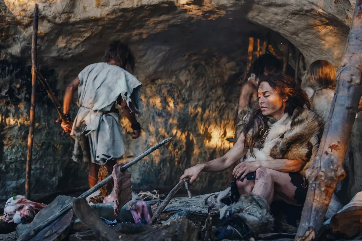 kort voordat de Neanderthaler soort uit de regio verdween