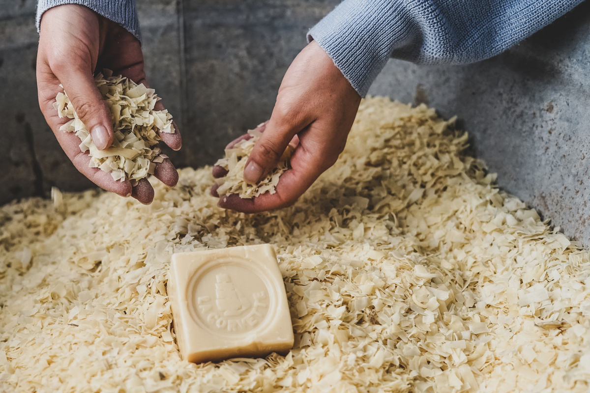 Traditionele zepen, zoals Marseillezeep