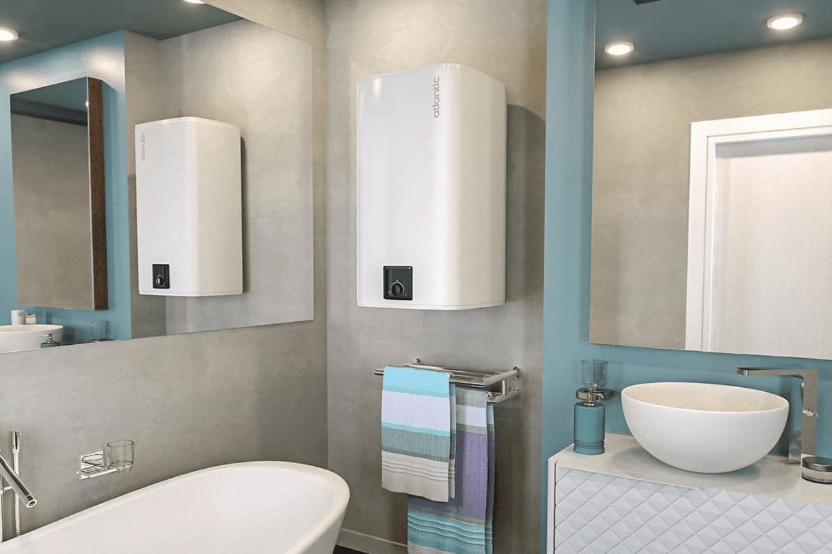 boiler in de badkamer