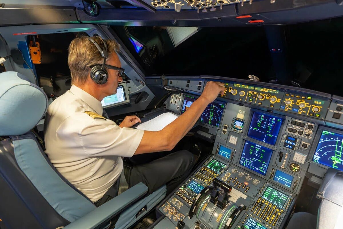 piloot van een Airbus A320